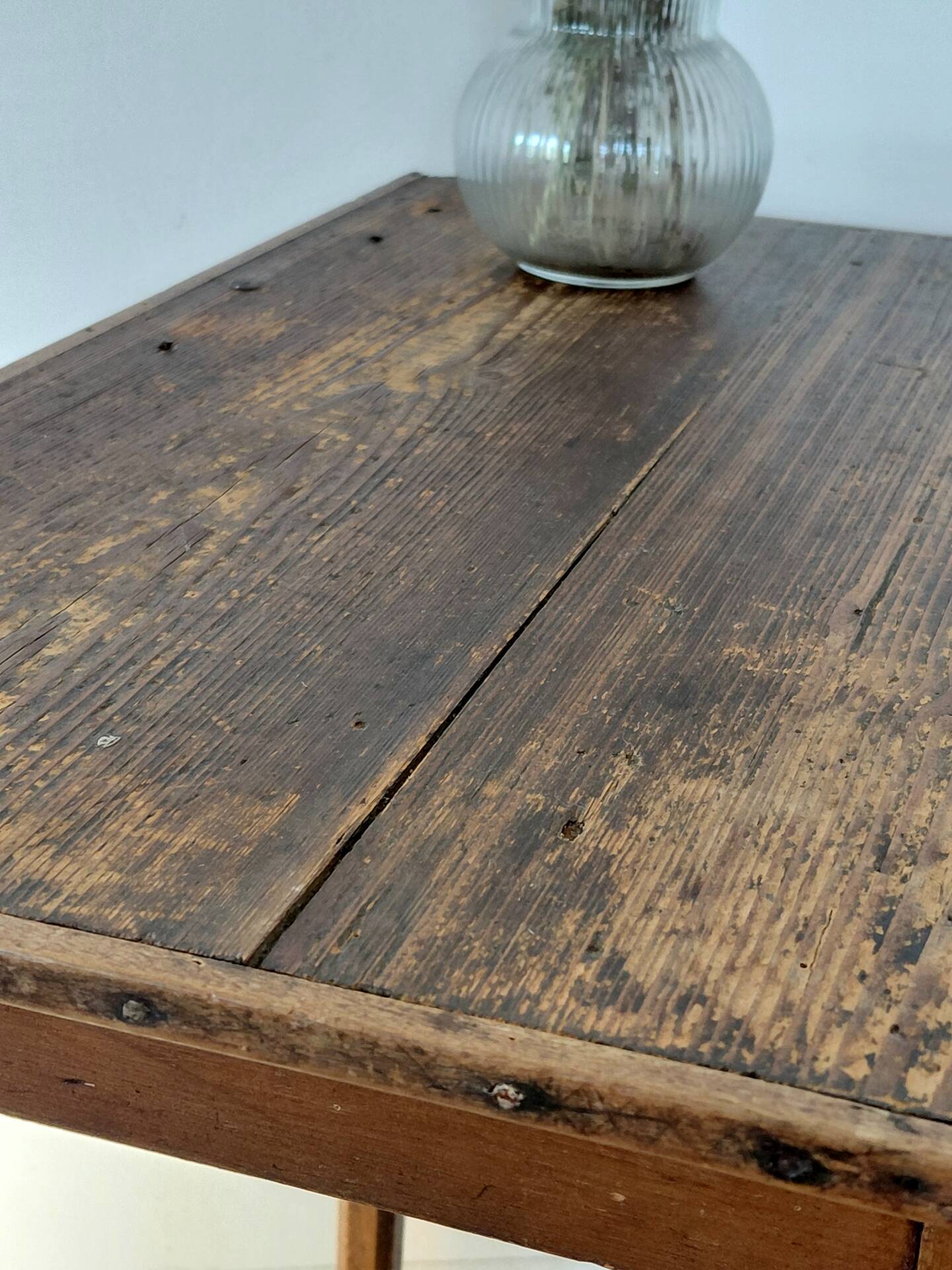 Antique wooden table - Beautiful patina - Country house spirit
