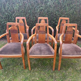 Art Deco style armchairs