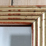 Art deco mirror, gilded with leaf 68x85cm