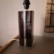 Pied de lampe années 70'S en plexi et chrome