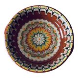 Colorful terracotta dish or salad bowl