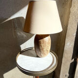 Stoneware foot lamp