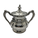 English silver metal sugar pot