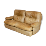 Leather sofa, Albany model, late 70's, Roset edition