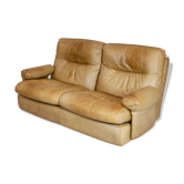 Leather sofa, Albany model, late 70's, Roset edition