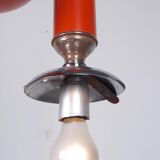 Lustre mid-century rouge Italie