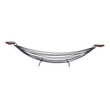 50s fruit bowl in wood and metal