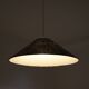 Refurbished printed trapezoidal pendant light