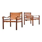 Arne Norell Pair of Sirocco Safari Chairs for Scanform 1960s