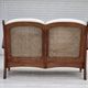 1970s, Danish 2-seater sofa by Klaus Wettergren, cotton fabric, teak wood.