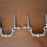 2 gilded bronze handles