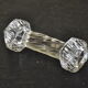 Old glass knife holder