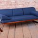 Czech Bauhaus Chrome and Beech Sofa attributed to Robert Slezak, 1930s