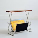 Side table / Vintage magazine rack 1950s