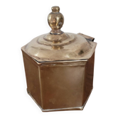 Hexagonal brass box