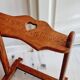 Old rustic wood towel rack heart