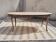 Louis XV coffee table with marble and gilded metal.