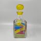 1970s Stunning Decanter or Decorative Bottle by Luigi Bormioli. Made in Ita