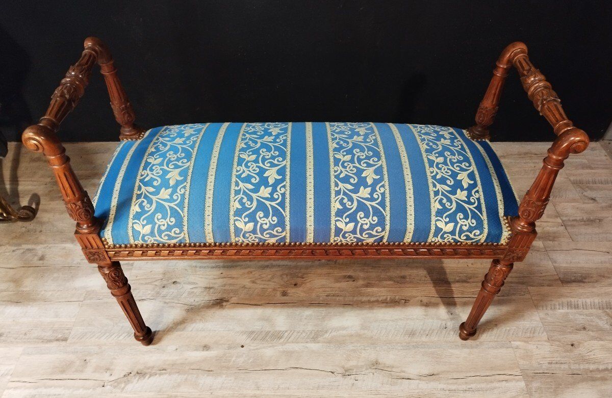 Louis XVI Two-seater Piano Bench