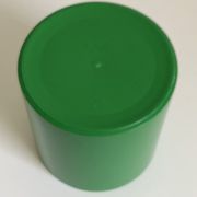 Anna Castelli Green ABS Plastic Vase edited by Kartell 1970