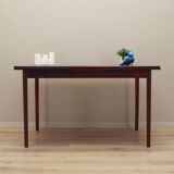 Table en palissandre, design danois, années 1970, production : Danemark