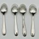 6 Christofle Dax model silver-plated teaspoons