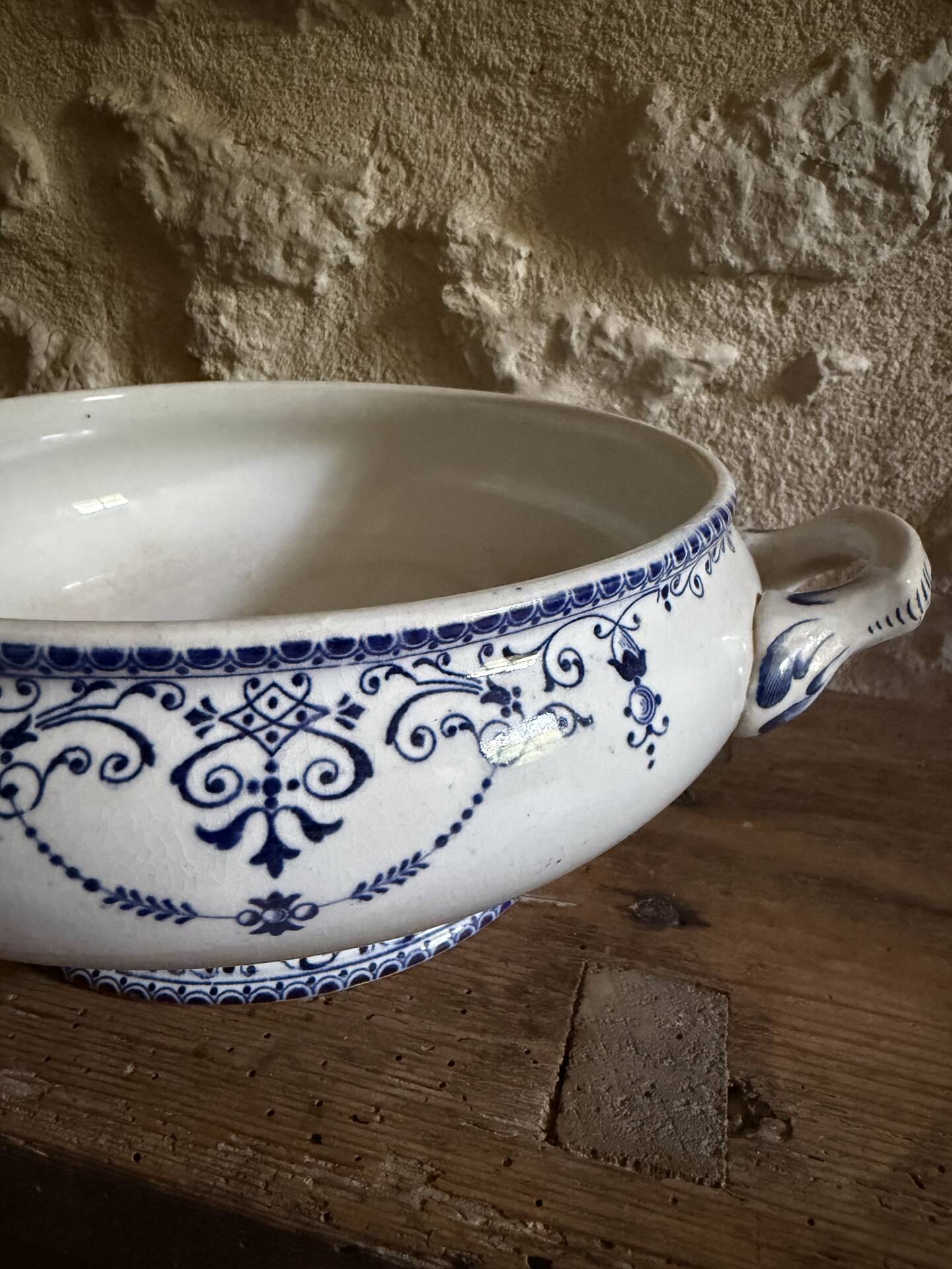 Fruit bowl in ironstone model Balzac