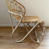 Rattan armchair