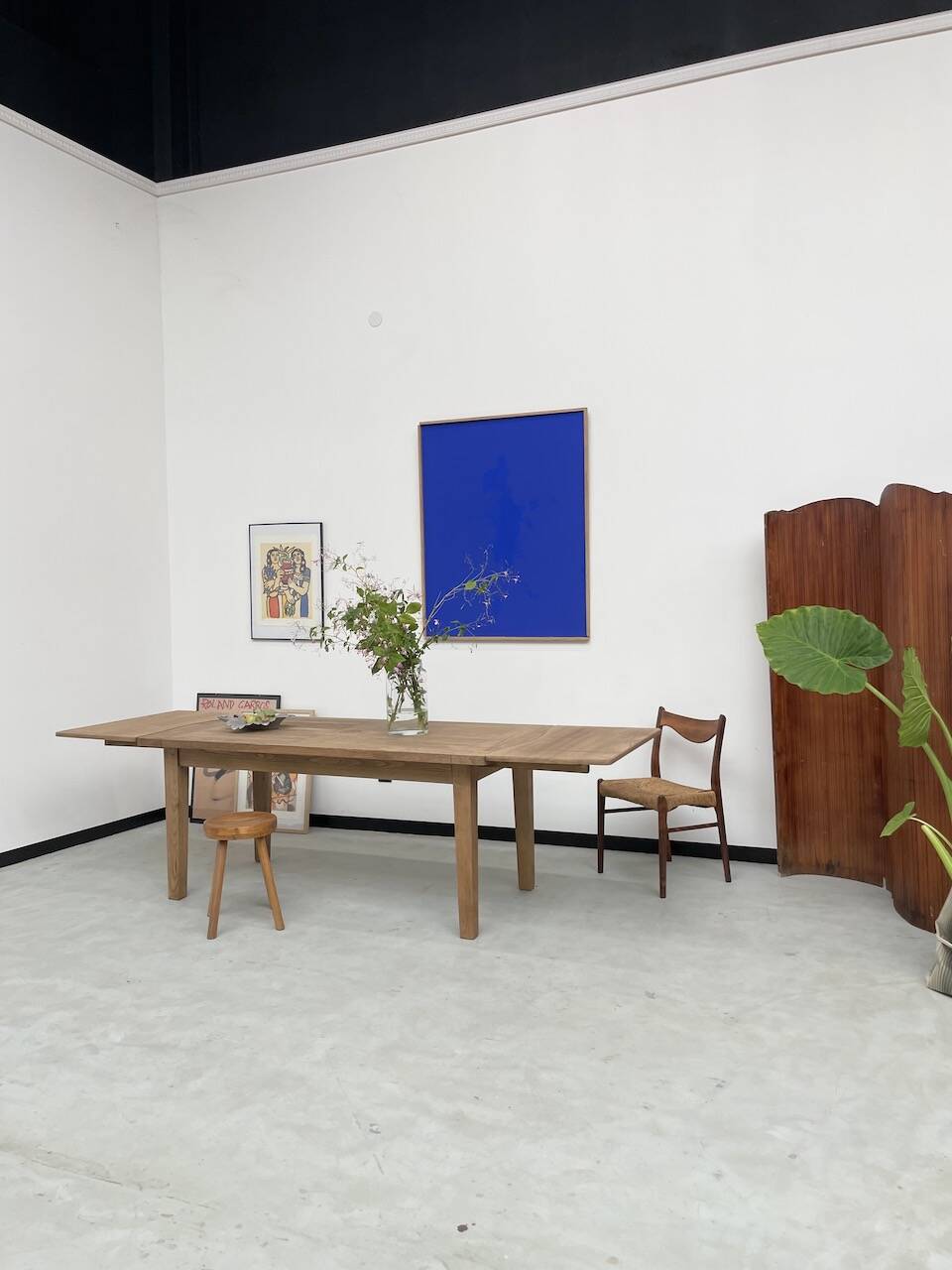 Oak farmhouse table 270 cm with extensions