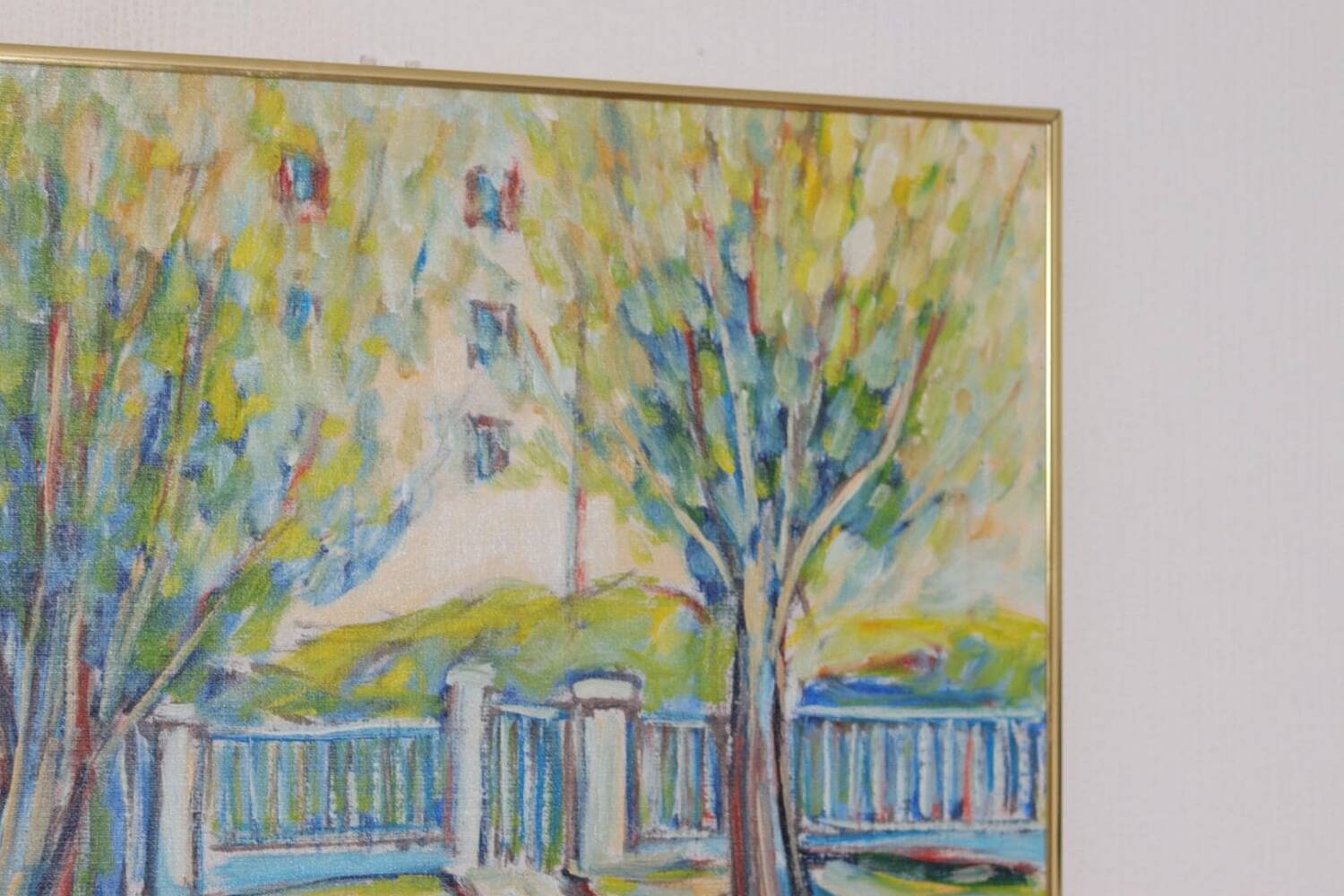 Swedish Oil on Canvas – “Sapri, Italy” by Gunnar Ingemar Erixon