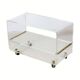 Design TV furniture Coffee table Plexiglas Perspex David Lange Les Invisibles 1970