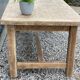 Table de ferme poncée 176 cm