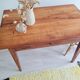 Antique wooden farmhouse table - drawer