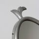 Art Deco Pewter Wall Mirror-Candle Holder, 1930s, Sweden