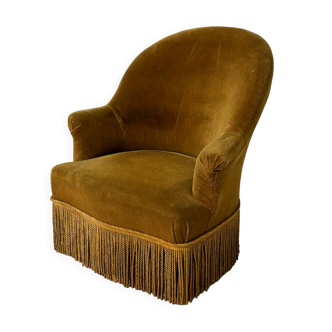 Toad armchair ochre