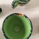 6 mini tasses HB Quimper vert vif
