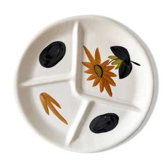 Sunflower plate, pottery from the marsh, 1960