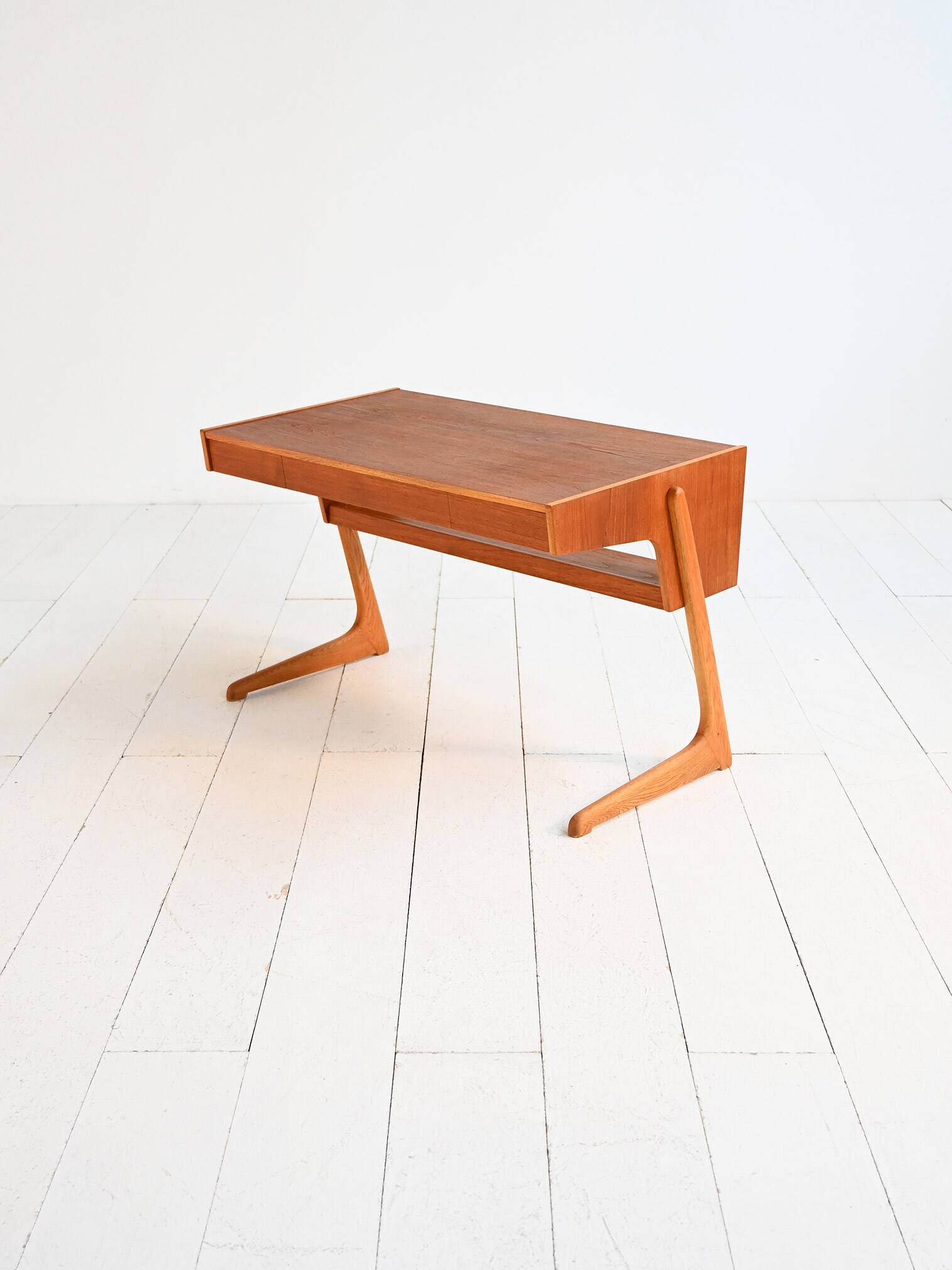Bureau "Scribo" en teck et chêne scandinave des années 1960