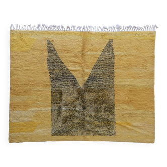 Tapis Jaune Marocain - 313 x 260 cm