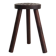 Tripod stool carved with an adze — France, 20th century