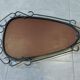 Brutalist antique mirror, sixties era.