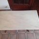 Yellow marble rectangular table