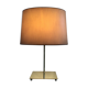 Lampe laiton et son abat jour