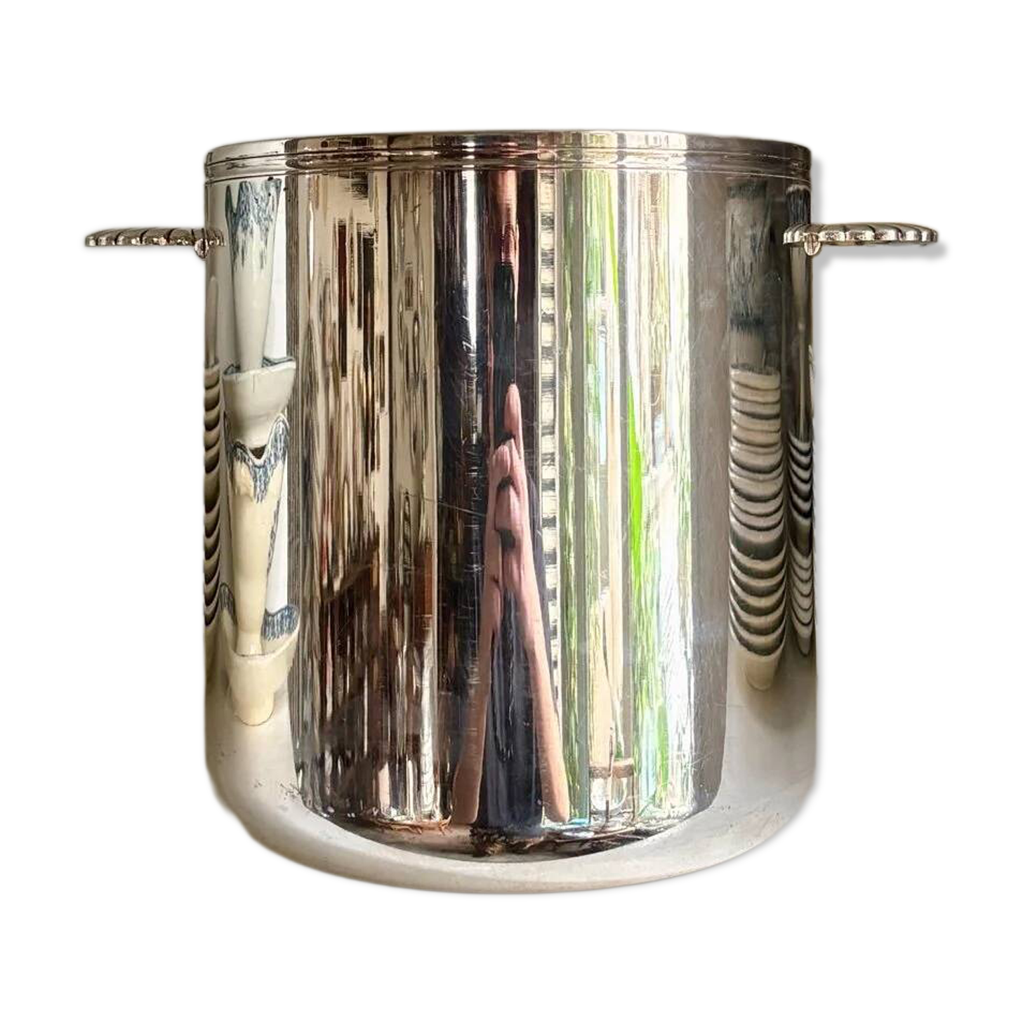 Christofle silver-plated champagne bucket