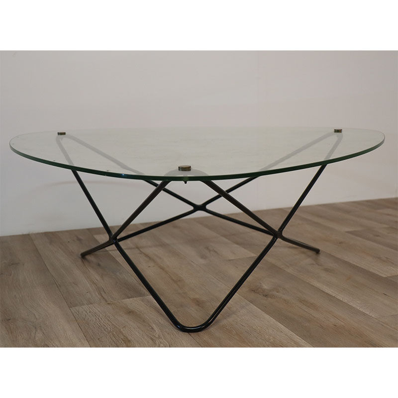 Table basse vintage « Jasmin » de Florent Lasbleiz pour Airborne 1950
