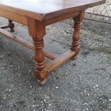 Solid oak farmhouse table