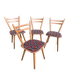 Set of 4 Scandinavian chairs
