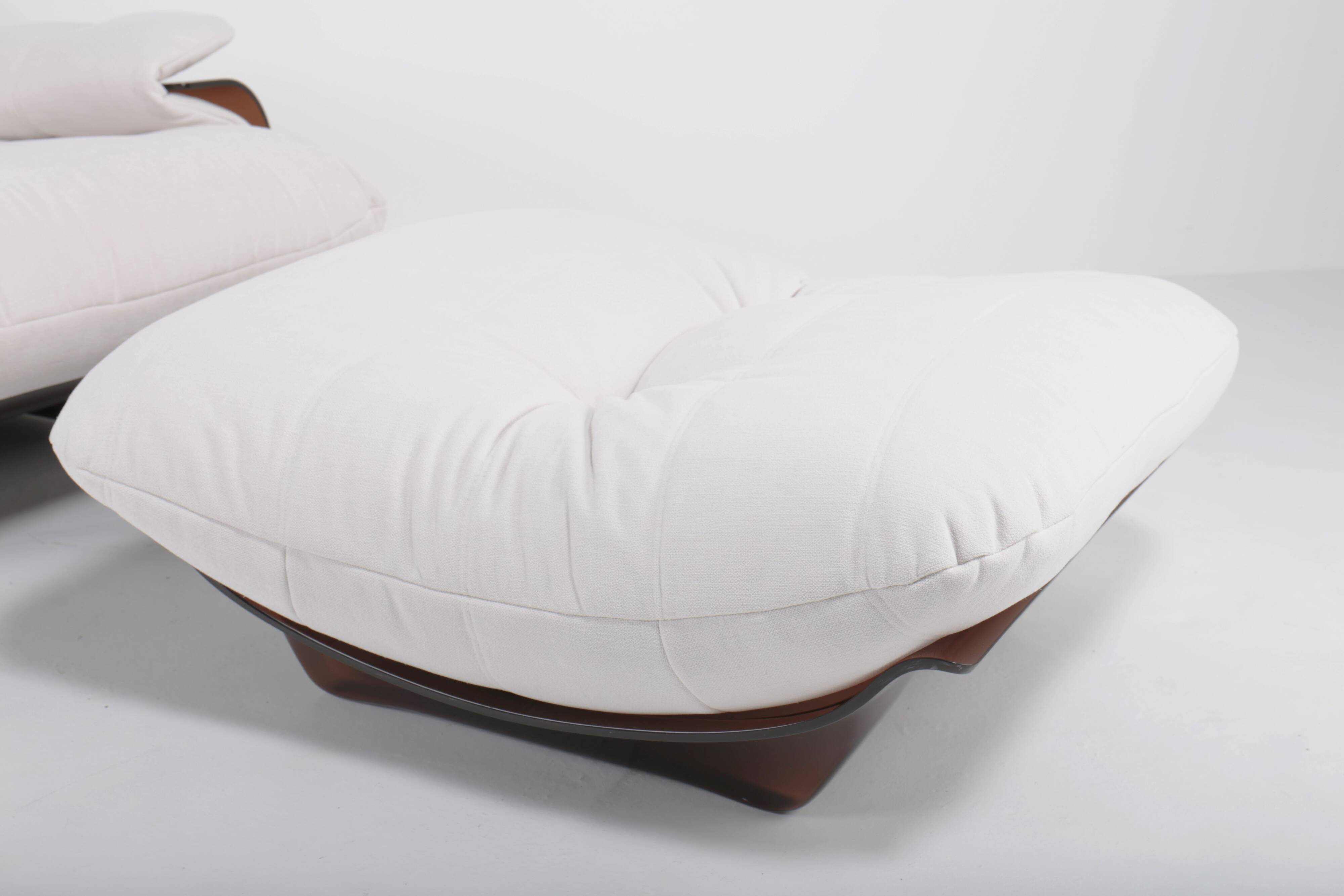 Armchair Marsala  with ottoman by Michel Ducaroy for Ligne Roset