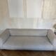 Zanotta sofa - cream herringbone wool fabric by Pierre Frey - 230 x 100 cm