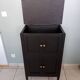 Small black Parisian sideboard vintage storage unit chest of drawers original Scandinavian industrial wood